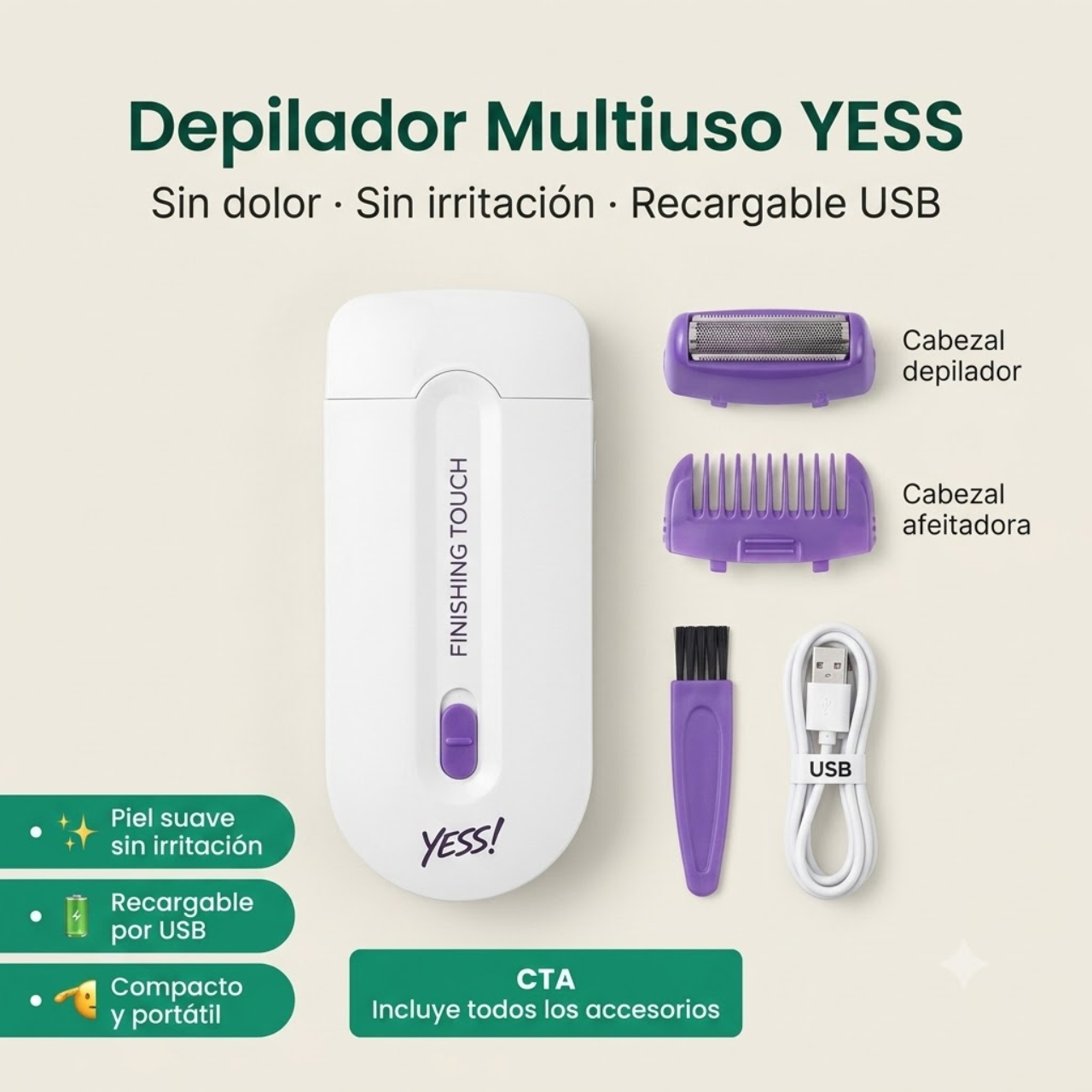 Depilador Multiuso YESS