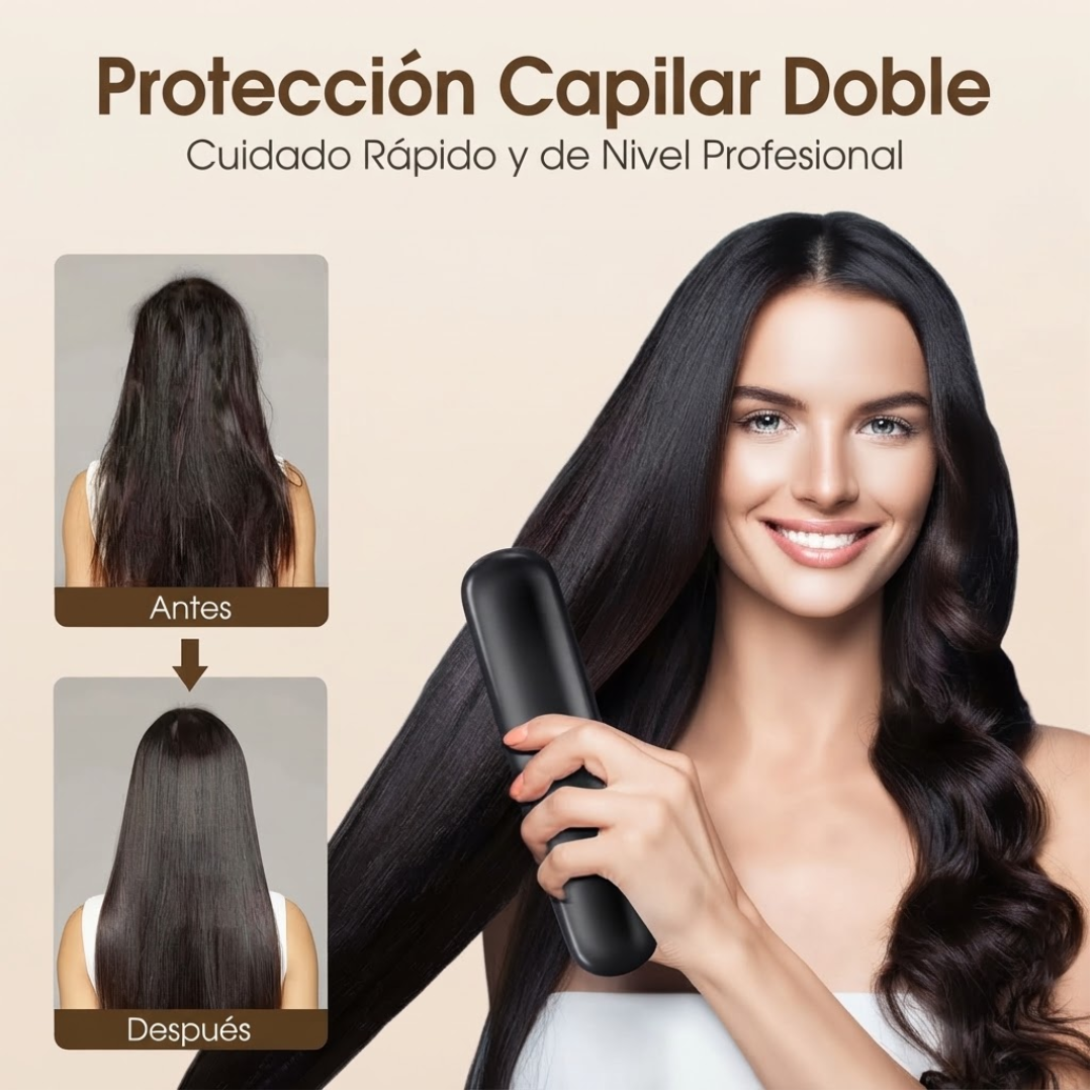 PEINE INALÁMBRICO ALISADOR DE CABELLO