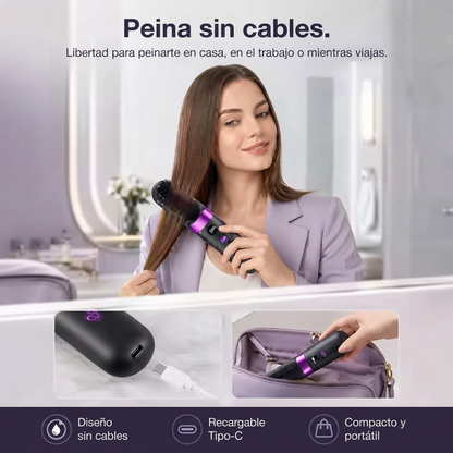 PEINE INALÁMBRICO ALISADOR DE CABELLO
